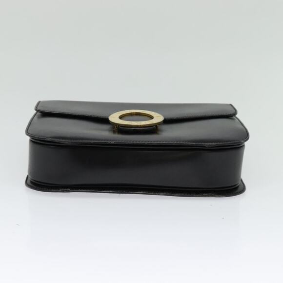 CELINE Hand Bag Leather Black Gold - Picture 9 of 12